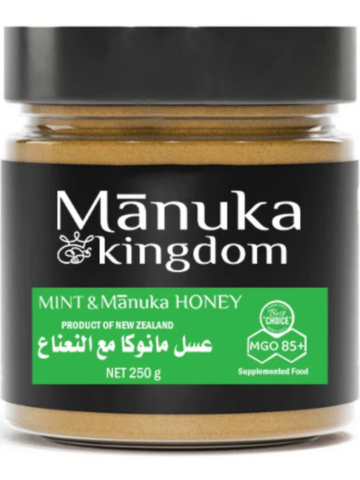 عسل مانوكا مع النعناع