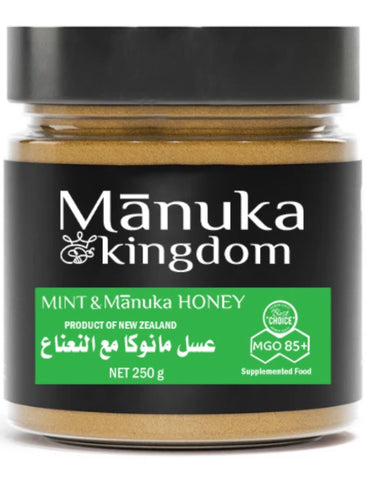 عسل مانوكا مع النعناع