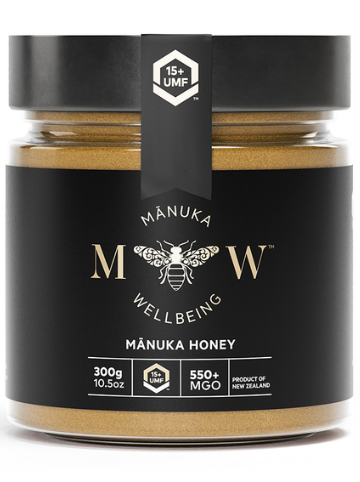 Manuka Wellbeing UMF15+ MGO550+, 300g