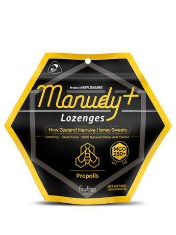 Manudy Manuka Lozenges & Propolis MGO250+, 25PACKS