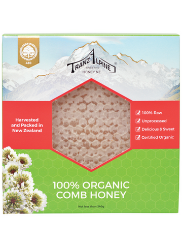 Organic Comb Honey, 340g
