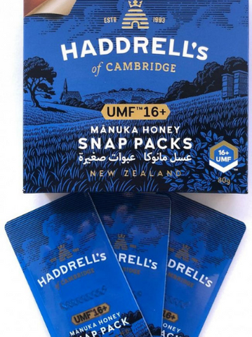 Haddrell's SnapPacks UMF16+ MGO572+, 10PACKS