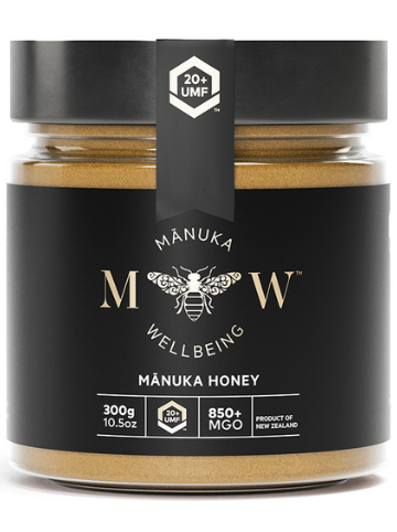 Manuka Wellbeing UMF20+ MGO850+, 300g